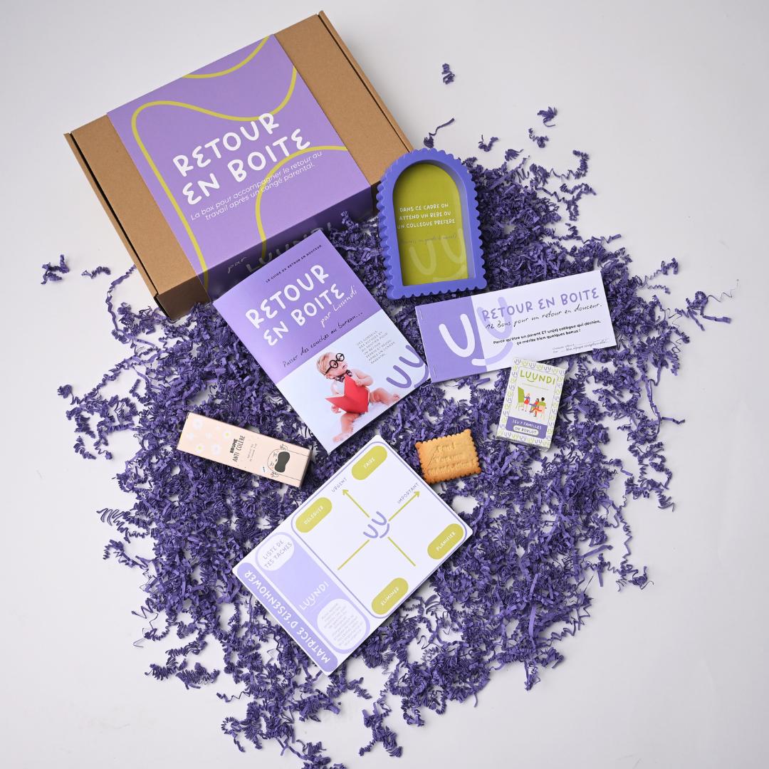 Luundi box "Retour en boîte" contenu