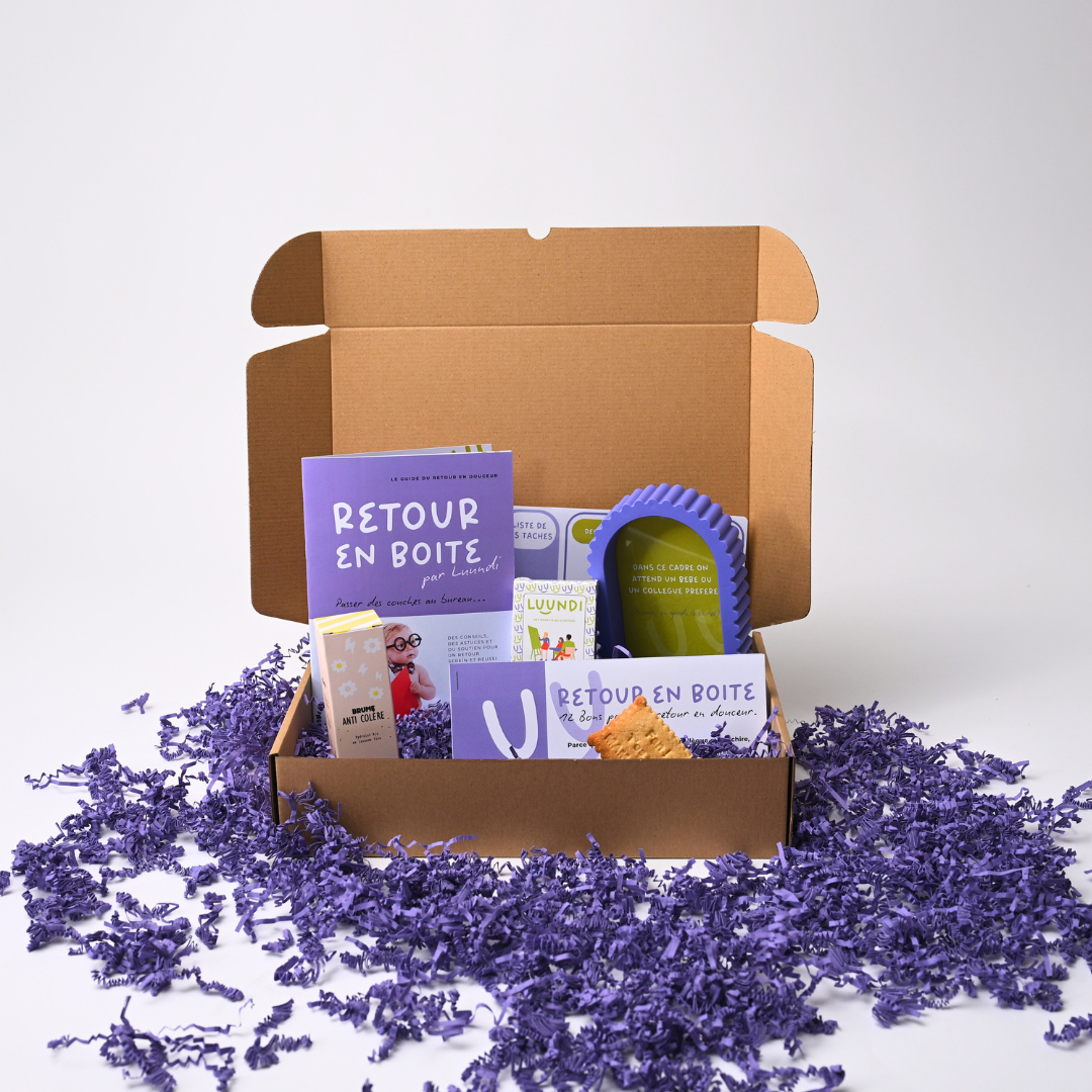 Luundi box "Retour en boîte" ouverte